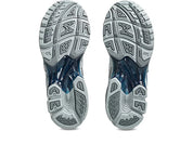 Chaussure ASICS Gel-Kayano 14 coloris Piedmont Grey / Sheet Rock, sneaker  pour confort et stabilité, vue de la semelle exterieur