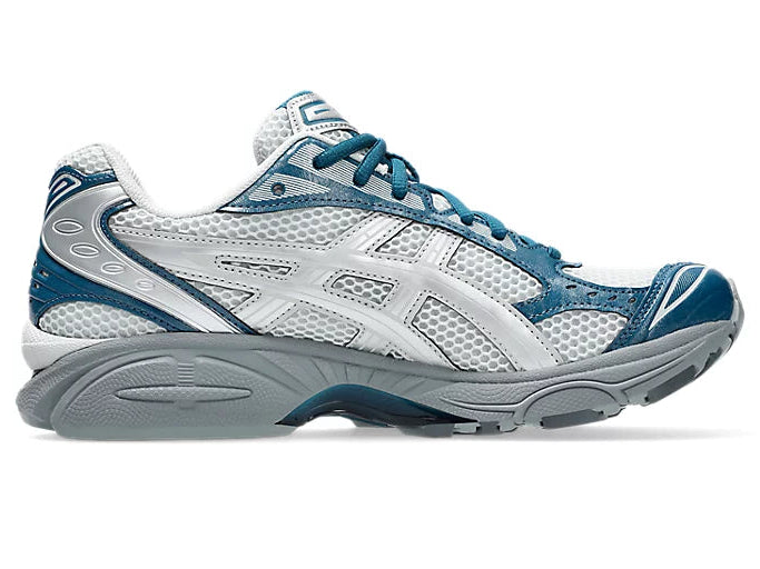Chaussure ASICS Gel-Kayano 14 coloris Piedmont Grey / Sheet Rock, sneaker  pour confort et stabilité, vue de coter