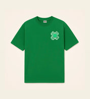 ee-shirt Torom Vert – t-shirt en coton premium vert profond avec coupe droite classique , vue de face