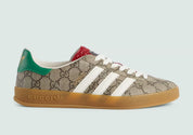 adidas x Gucci Gazelle Beige GG Monogram