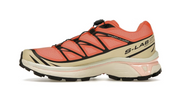 Salomon XT-6 Living Coral – sneakers trail lifestyle corail avec semelle Contagrip et amorti EVA , vue de face