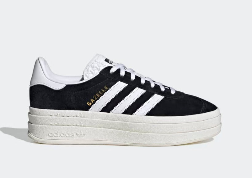 gazelle blanche semelle marron