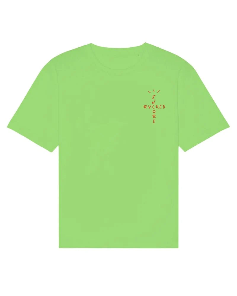 ncore Sneakers x RVCREA AJ6 Tee Lime – t-shirt en coton premium vert lime avec imprimé graphique inspiré de la Air Jordan 6