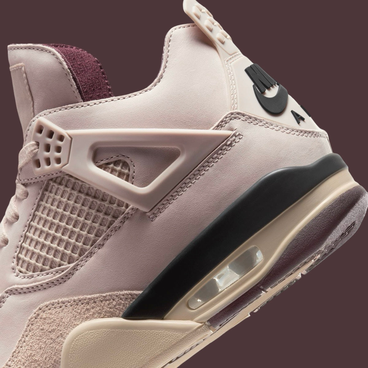 Jordan 4 Retro A Ma Maniére While You Were Sleeping crème marron daim noir