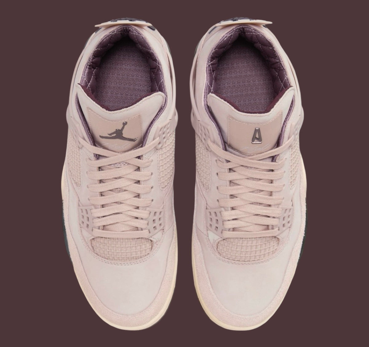 Jordan 4 Retro A Ma Maniére While You Were Sleeping crème marron daim noir