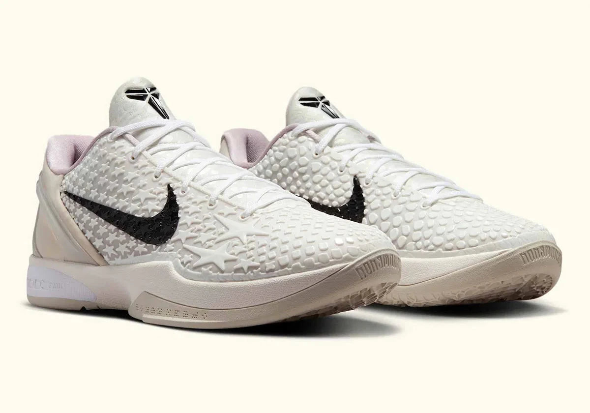 Nike Kobe 6 Protro Sail All-Star étoile Blanc Noir Basketball performance Kobe Bryant