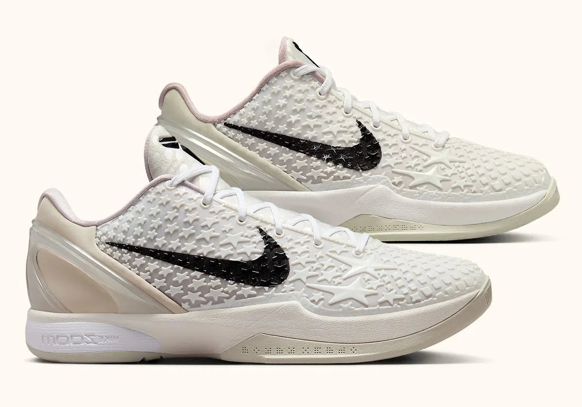 Nike Kobe 6 Protro Sail All-Star étoile Blanc Noir Basketball performance Kobe Bryant