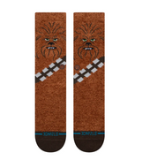 Stance Chewie Crew – chaussettes Star Wars en coton premium avec design inspiré de Chewbacca, coupe mi-mollet , vue de face