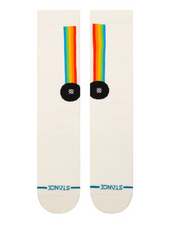 Stance Aperture Crew – chaussettes crew en coton premium avec design graphique moderne et confort renforcé, vue de face