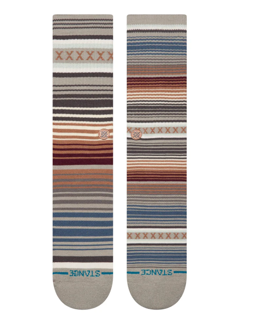 Stance Curren ST Crew – chaussettes crew en coton premium avec design minimaliste et confort renforcé , vue de face