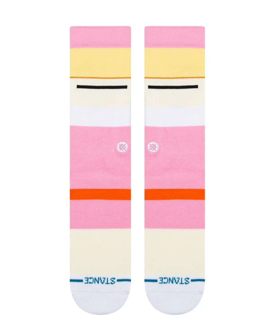 Stance Zion NP Crew – chaussettes mi-mollet en coton premium inspirées des couleurs et paysages du Zion National Park , vue de face