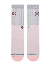 Stance Jigglypuff Crew – chaussettes Pokémon mi-mollet avec design Rondoudou kawaii et confort premium, vue de face