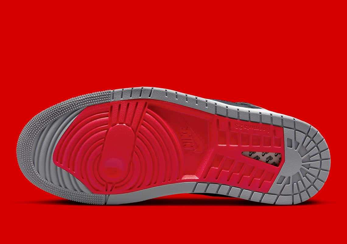Jordan 1 High Zoom Air CMFT 2 Black Fire Red Cement