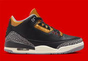 Jordan 3 Retro "Black Cement Gold"