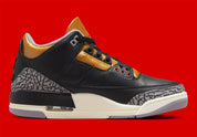 Jordan 3 Retro "Black Cement Gold"