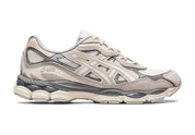 ASICS Gel-NYC Oyster Grey – sneaker rétro running moderne en mesh et cuir avec technologie GEL et coloris gris neutre