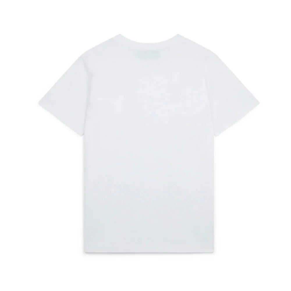 Tee-shirt Casablanca Triangle Green – t-shirt en coton blanc avec motif triangle vert sérigraphié , vue de dos