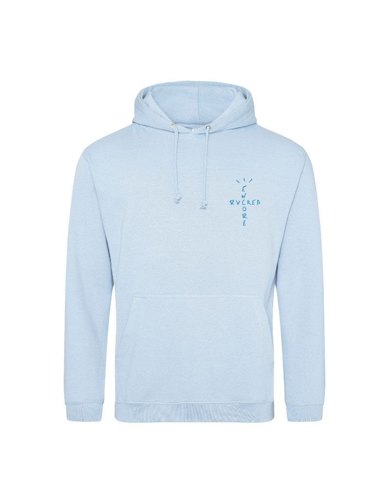 ENCORE Sneakers X RVCREA - Hoodie - TVS AJ4 "Blue" (Sky Blue)