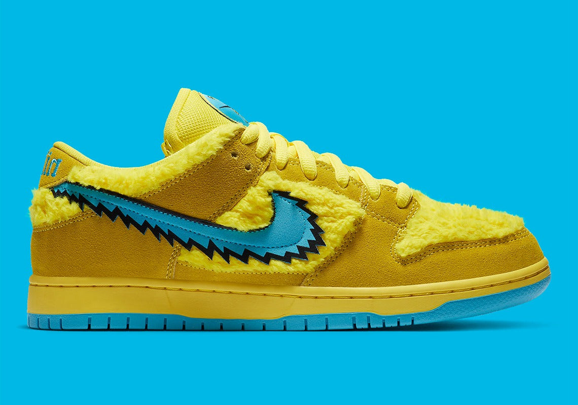 Nike SB Dunk Low Grateful Dead Bears Opti Yellow