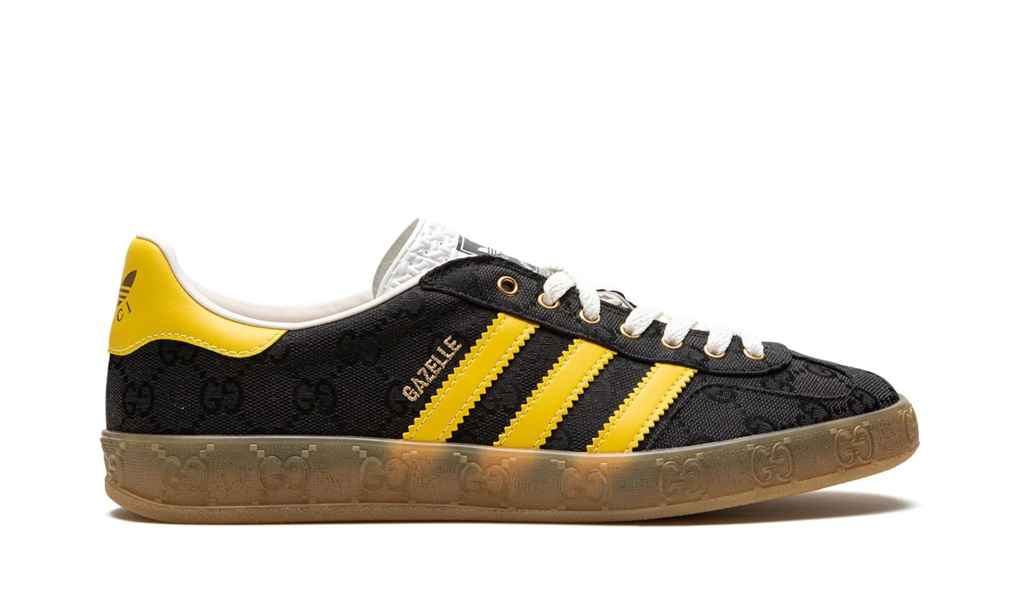 adidas x Gucci Gazelle Black GG Monogram GlobalSneakers adidas x Gucci Gazelle Black GG Monogram GlobalSneakers