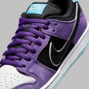 chaussure de ville Nike SB Dunk Low Hayley Wilson  , noir , violet , blanc , bleu , semelle confortable , vue de coté