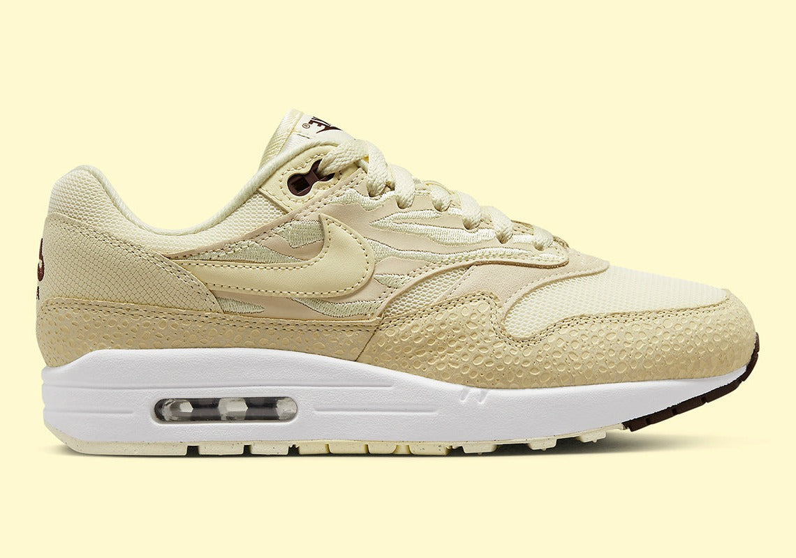Nike air max 1 beige suede online