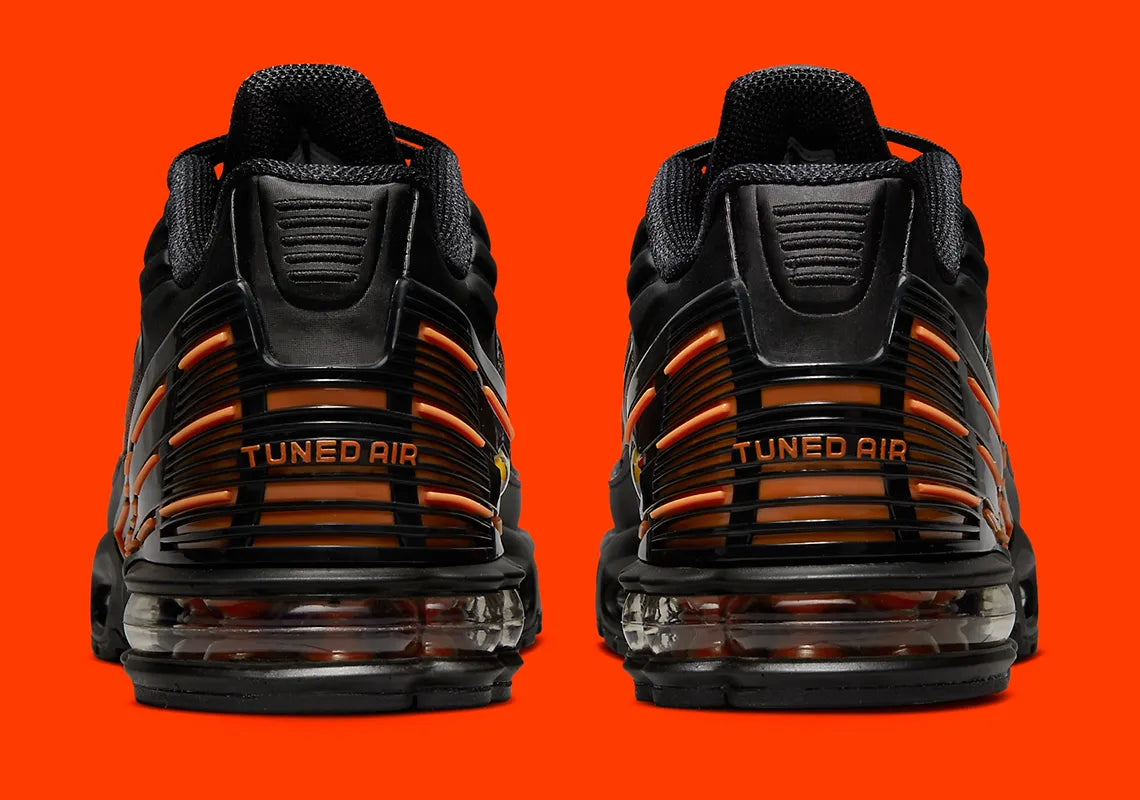 Nike Air Max Plus 3 Black Orange Spirograph