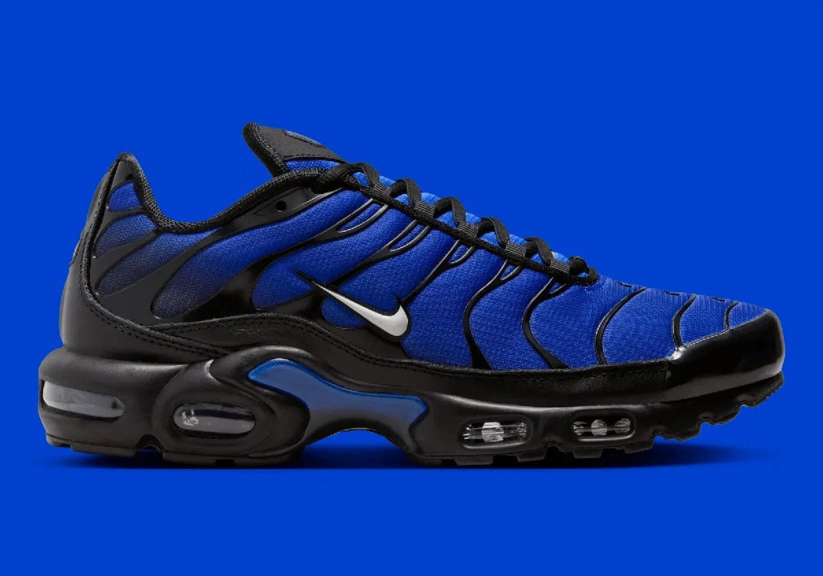 Hyper Blue Tn Plus Noir Et Bleu Nike Air Max Plus Premium Black