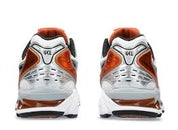 ASICS Gel-Kayano 14 White Piquant Orange – sneaker blanche mesh avec accents orange vif et amorti GEL