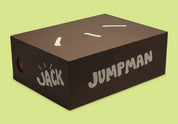 boite de la jumpman jack travis scott beige et jaune