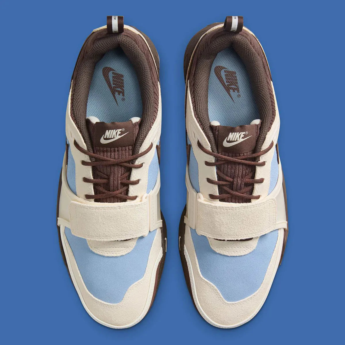 chaussure de ville SPIRIDON CACTUS JACK TRAVIS BLEU, marron, blanc, bleu, semelle confortable, vue de haut