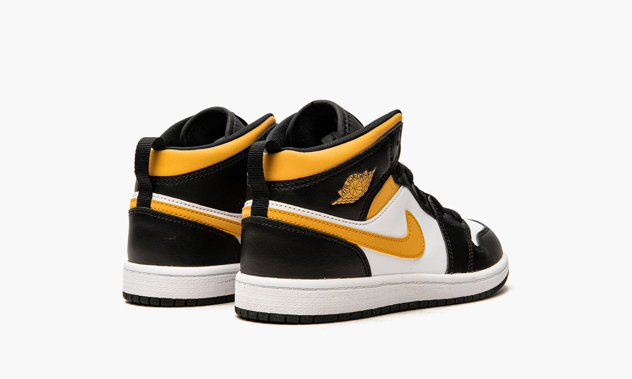 Air Jordan 1 Mid White Pollen Black (PS)