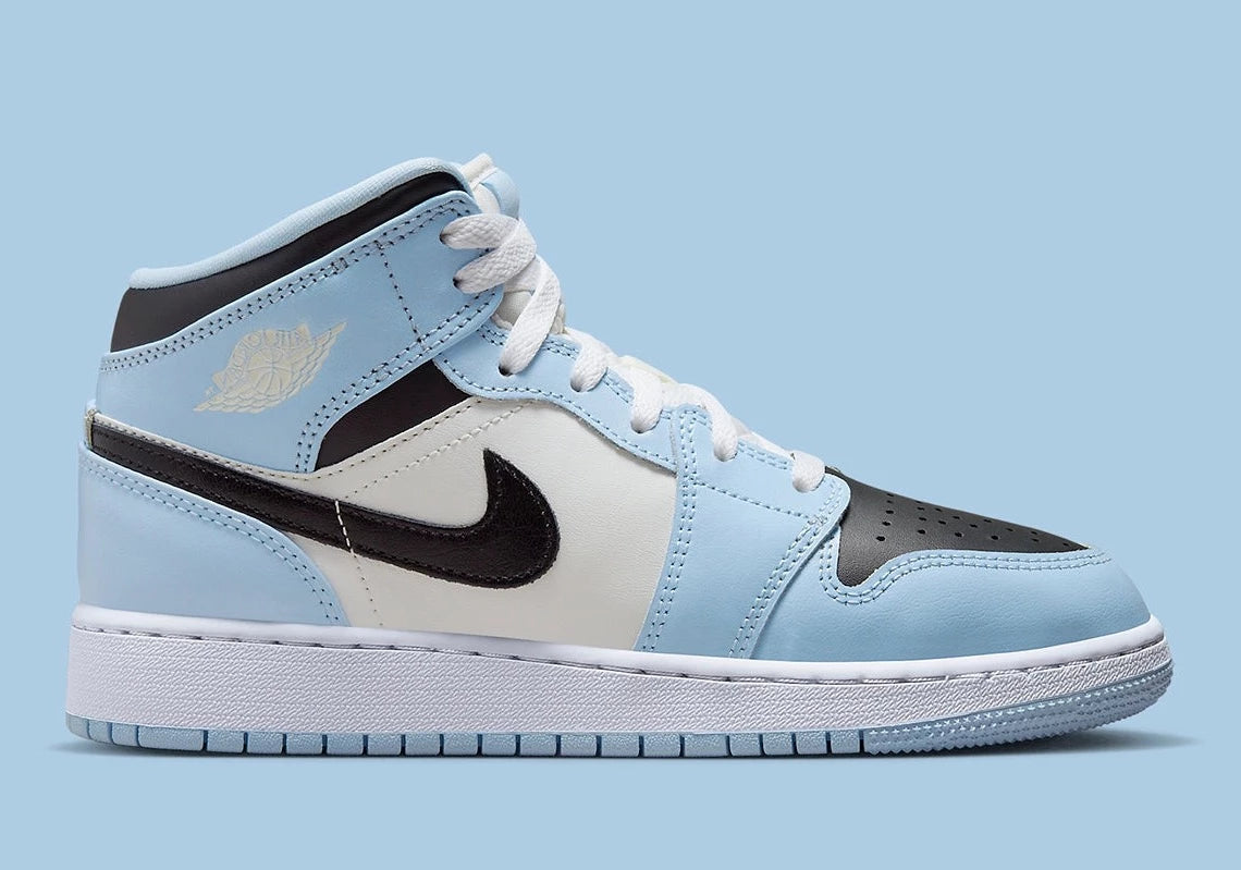 Sneakers Bleu Electrique Jordan Jordan Mid Ice Blue – GlobalSneakers