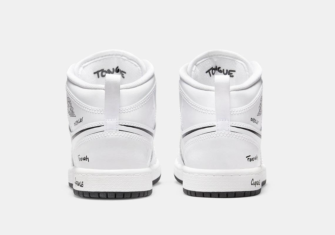 Air Jordan 1 Mid Schematic (PS)