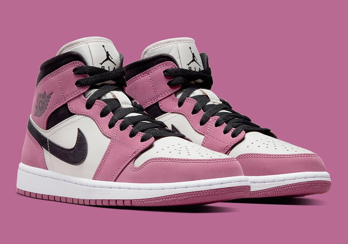 Air Jordan 1 Mid Berry Pink
