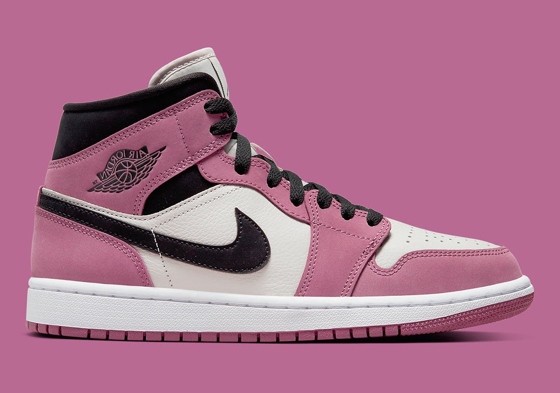 Air Jordan 1 Mid Berry Pink