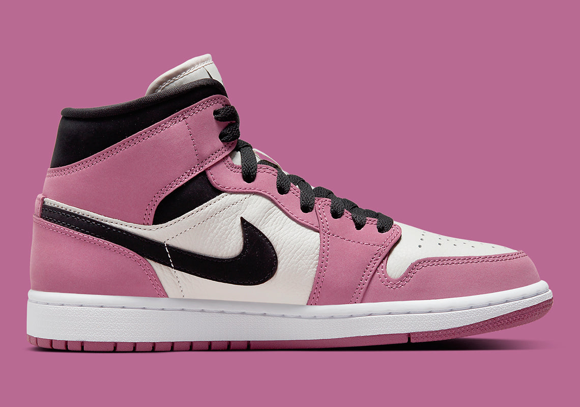 Air Jordan 1 Mid Berry Pink