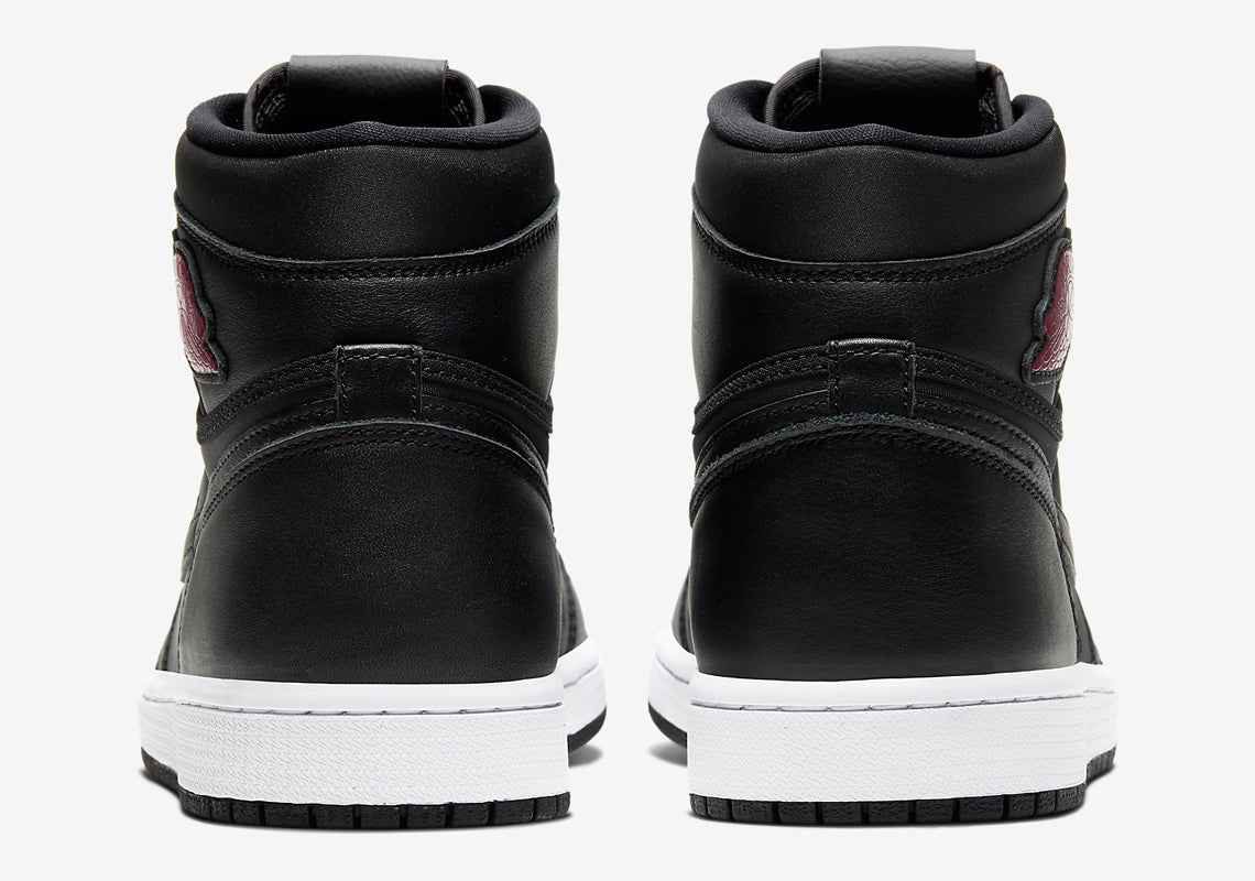 Air Jordan 1 Retro High OG Black Satin Gym Red