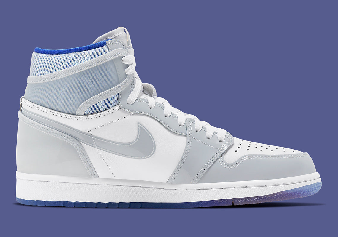 Air Jordan 1 Retro High Zoom White Racer Blue