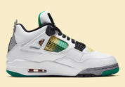 Air Jordan 4 Retro Lucid Green Rasta