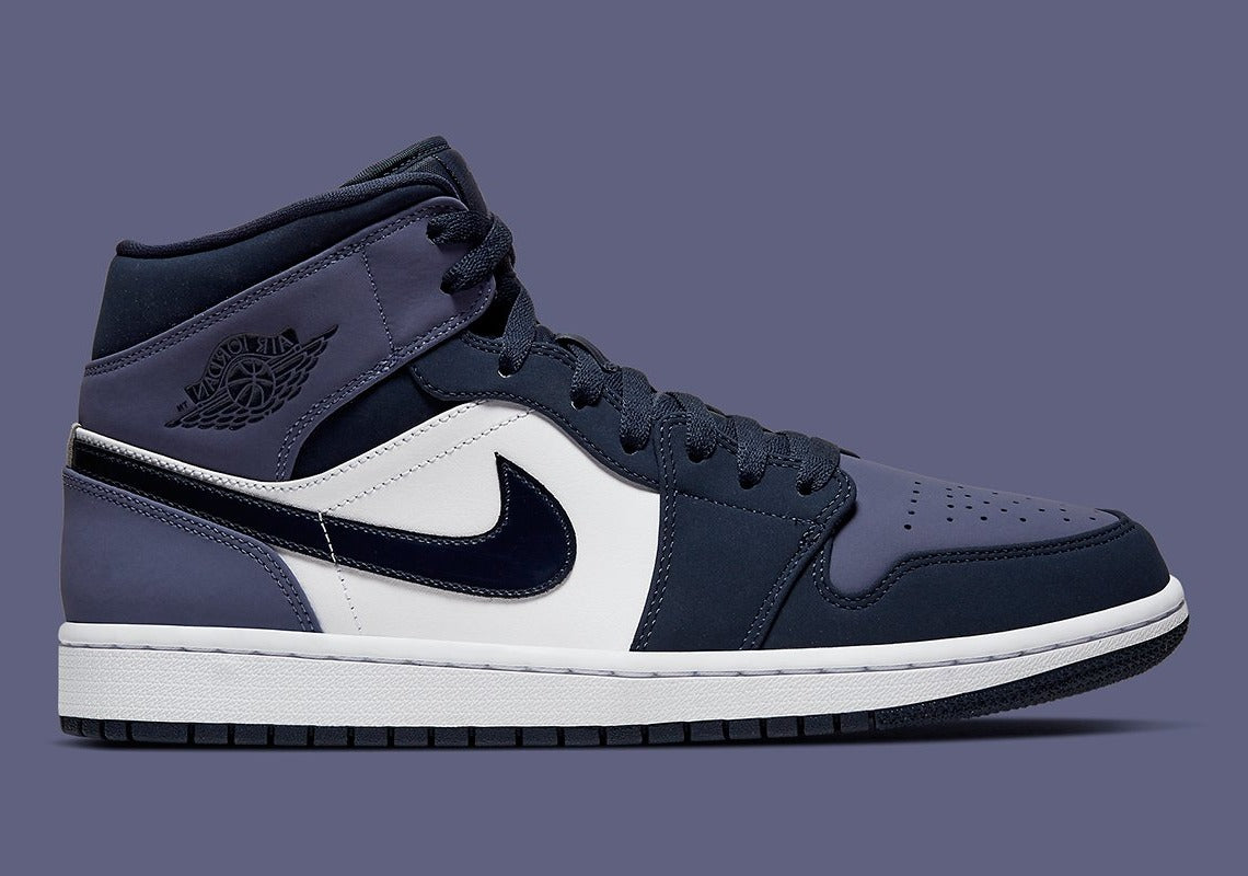 Jordan 1 Mid Obsidian Sanded Purple