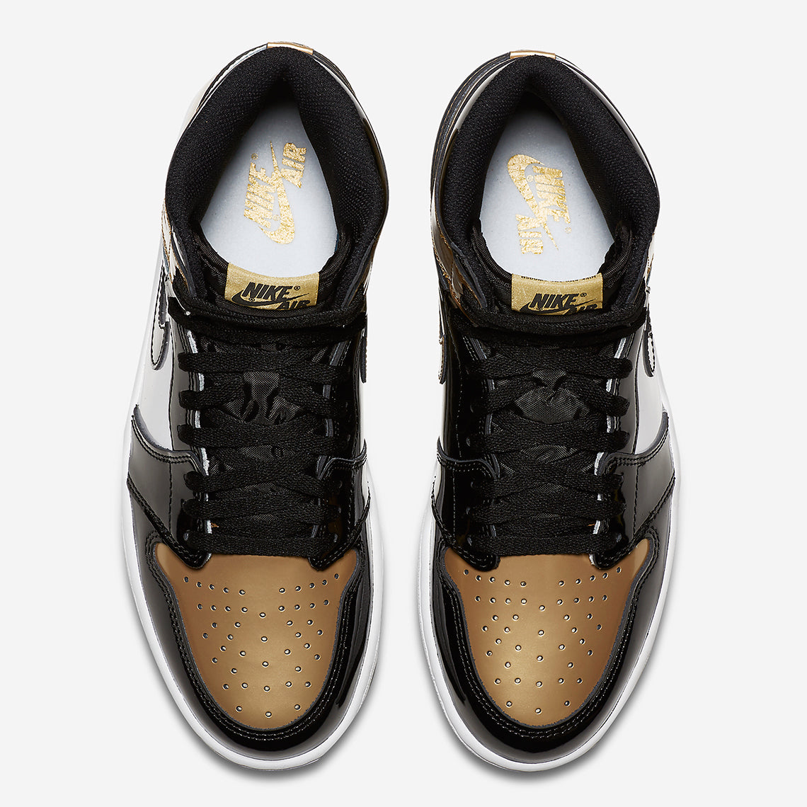Jordan 1 Retro High NRG Patent Gold Toe