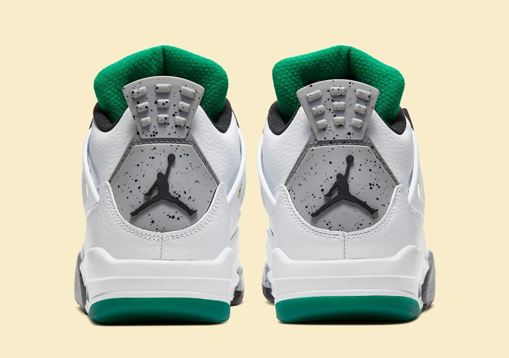 Air Jordan 4 Retro Lucid Green Rasta