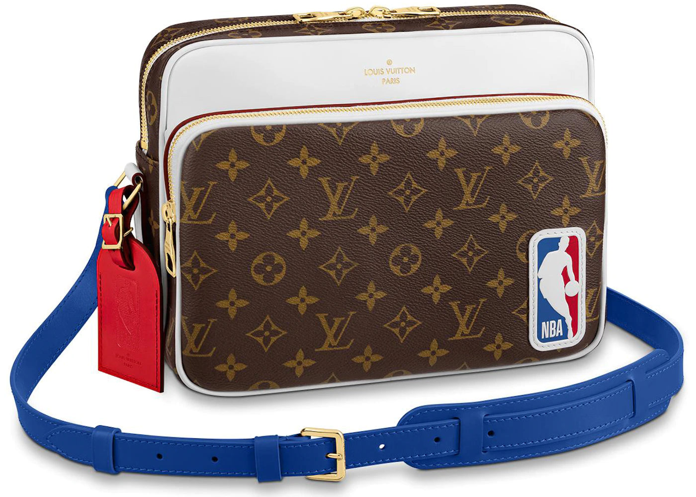 Basketball Sacoche Lv Nba Louis Vuitton X NBA Nil Messenger