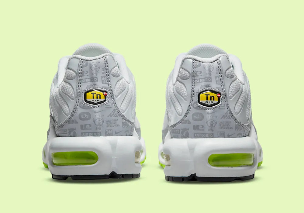 Nike Air Max Plus Platinum Grey Reflective Logos