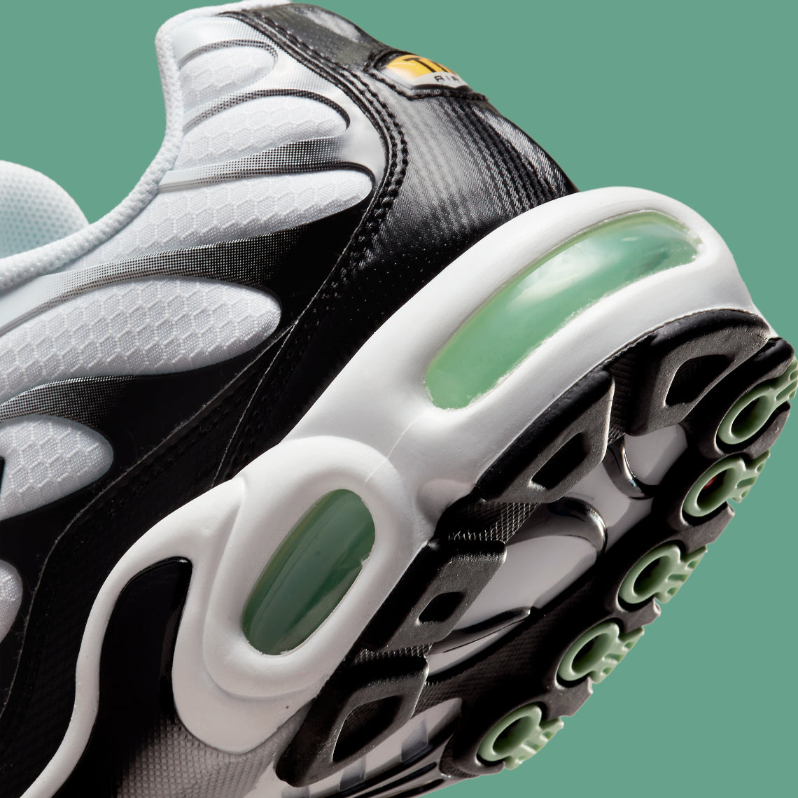 Nike Air Max Plus White Black Mint Green