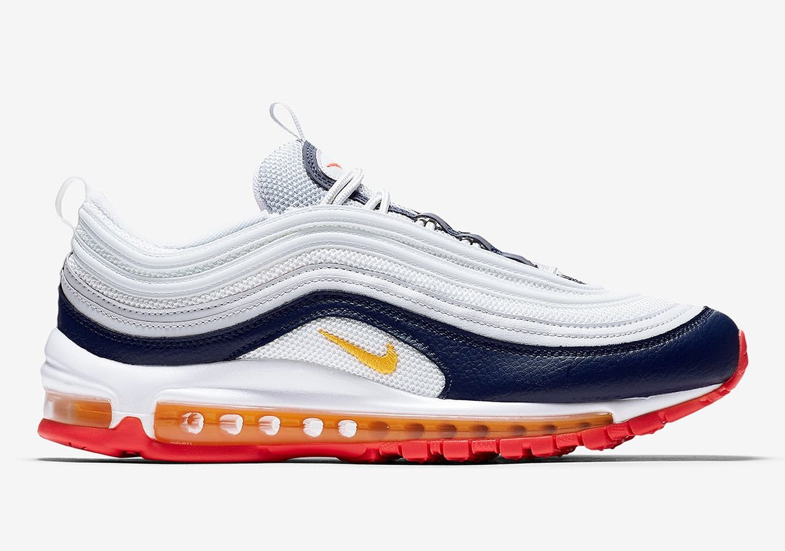 Nike Air Max 97 Midnight Navy Racer Pink Laser Orange