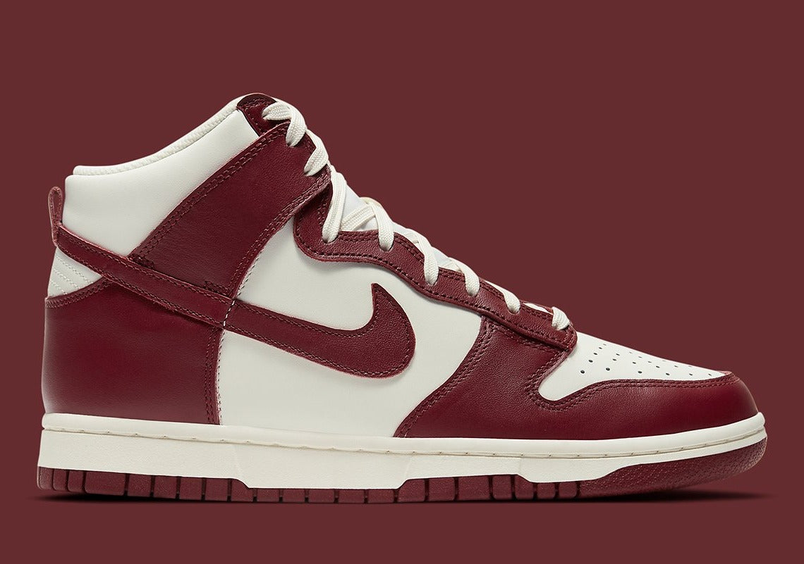 nike dunk high sail team red release date