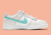 Nike Dunk Low White Bone Peach Aqua