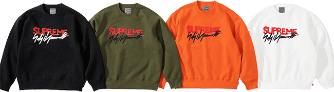 Supreme yohji yamamoto crewneck sale